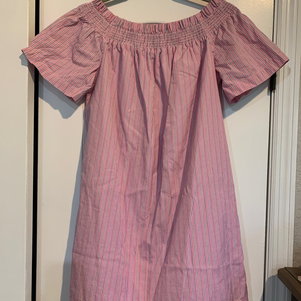 Vineyard Vines Pink Striped Dress